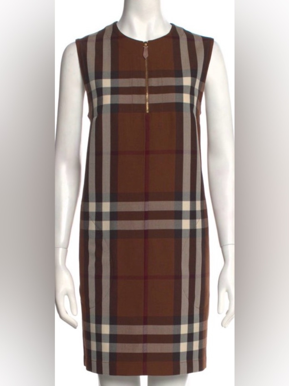 Burberry wool mini dress nwt